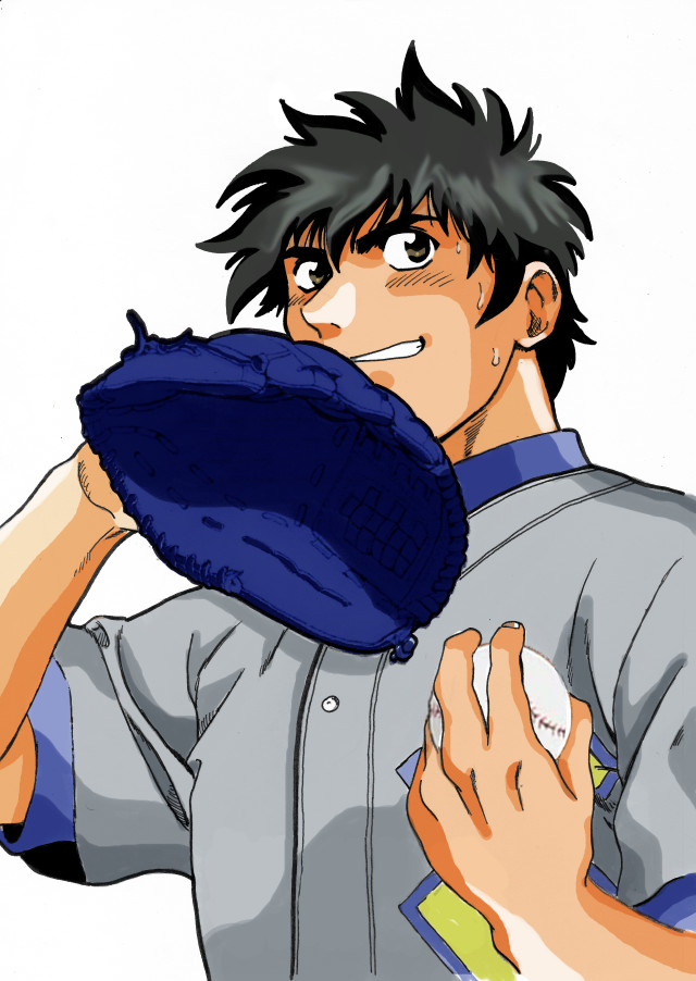 Man holding baseball glove smiling free wallpaper for mobile - medium preview image