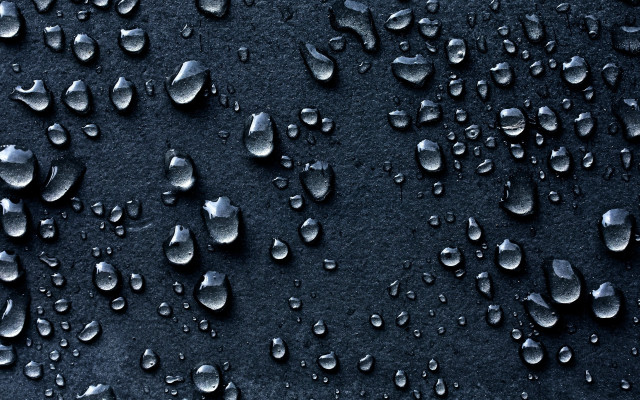 Black water drops ultrafine rain free wallpaper for desktop - medium preview image