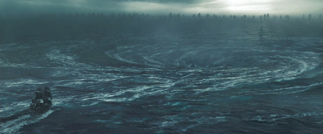 Boat water cloudy sky forest free wallpaper for desktop - medium preview image