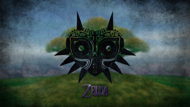 Stylized mask spikes head zelda free wallpaper for desktop - medium preview image