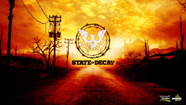Decay sign road sunset red free wallpaper for desktop - medium preview image