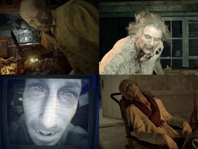 Creepy man tv screen collage free wallpaper for desktop - medium preview image