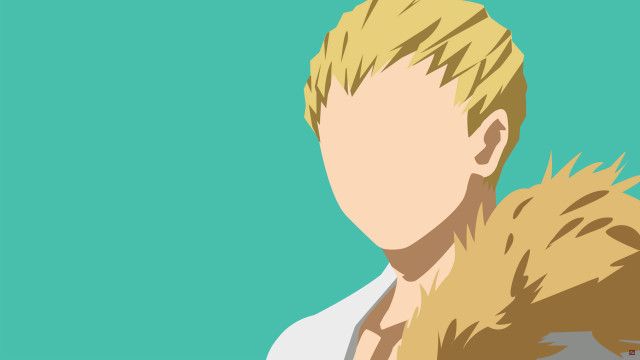 Blonde man white shirt holding free wallpaper for desktop - medium preview image