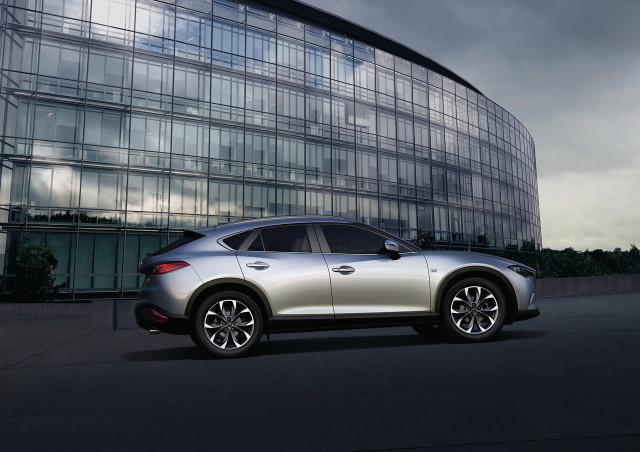 Silver car large building glass free wallpaper for desktop - medium preview image