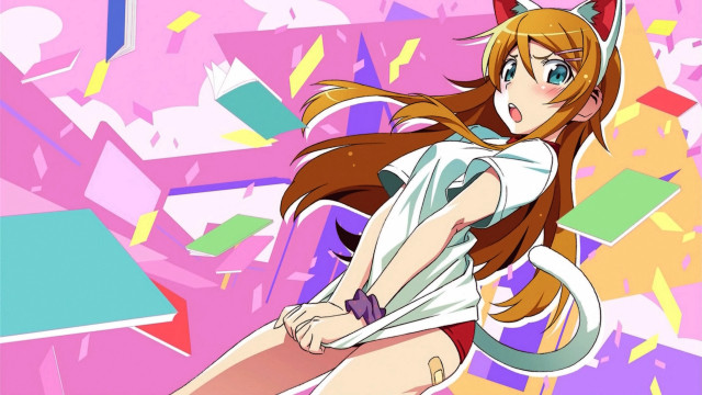 Girl long hair cat ears #7 free wallpaper for desktop - medium preview image