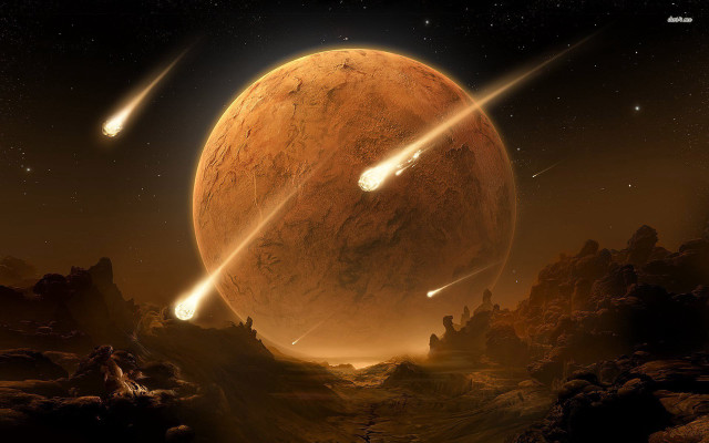 Planets star background distant object free wallpaper for desktop - medium preview image