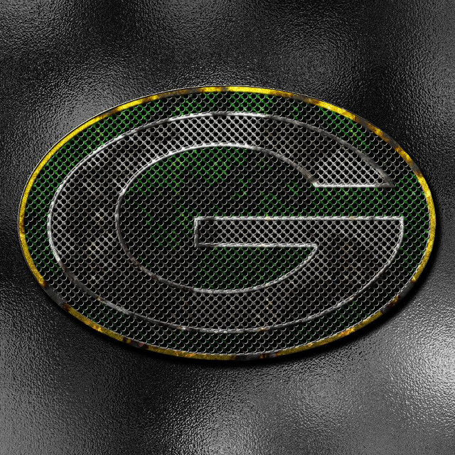 Green bay packers logo black #2 free wallpaper for tablet - medium preview image