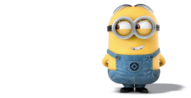 Cartoon character big eyes overalls free wallpaper for desktop - medium preview image