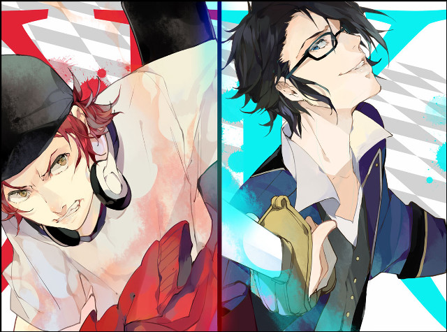 Anime characters hats glasses heads free wallpaper for desktop - medium preview image