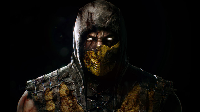 Man yellow face black hood free wallpaper for desktop - medium preview image