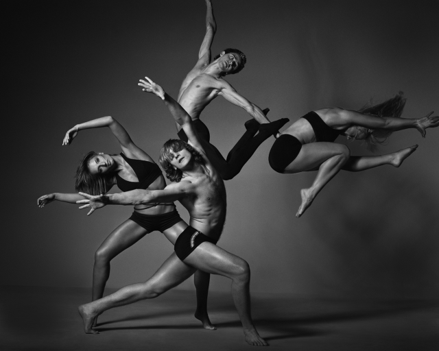 Dance group underwear black white free wallpaper for desktop - medium preview image