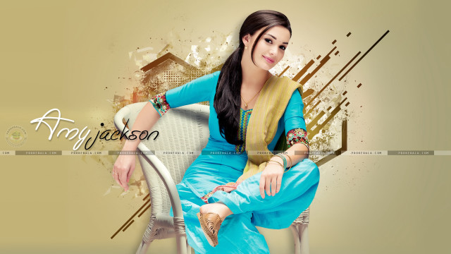 Woman sitting chair blue dress free wallpaper for desktop - medium preview image