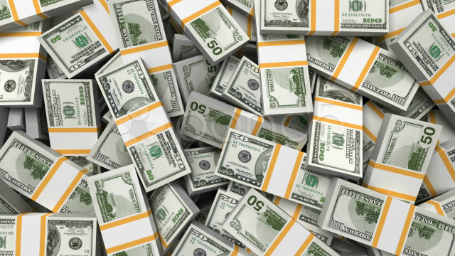 Hundred dollar bills pile white free wallpaper for desktop - medium preview image