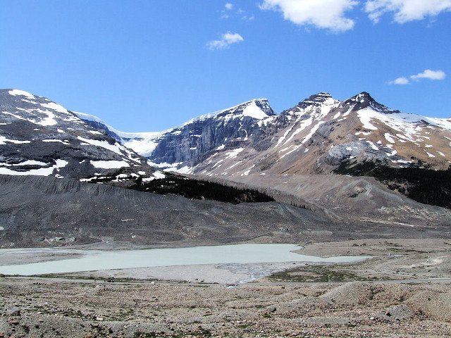 Mountain range lake snow capped #3 free wallpaper for desktop - medium preview image