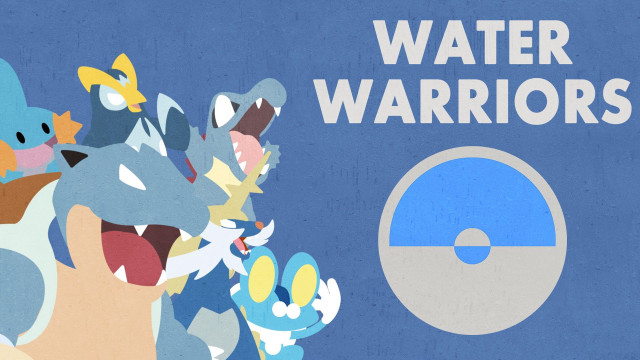 Water warriors pokemon poster image free wallpaper for desktop - medium preview image