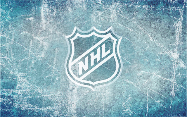 Hockey logo blue background ice #2 free wallpaper for desktop - medium preview image