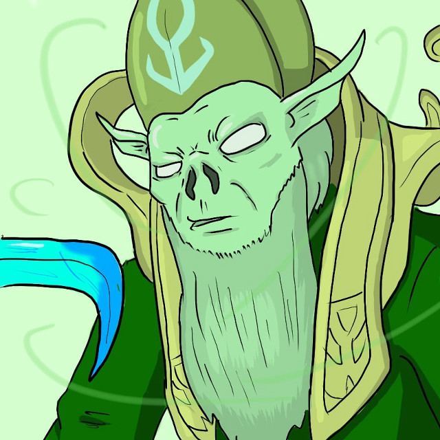 Green man horned head green free wallpaper for tablet - medium preview image