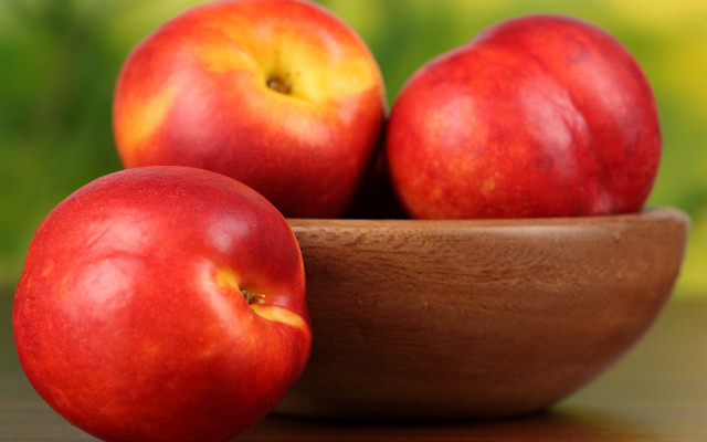 Bowl of apples table green free wallpaper for desktop - medium preview image