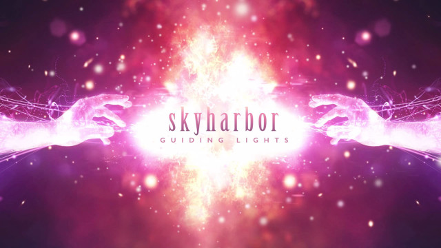 Colorful background hands reaching sky free wallpaper for desktop - medium preview image