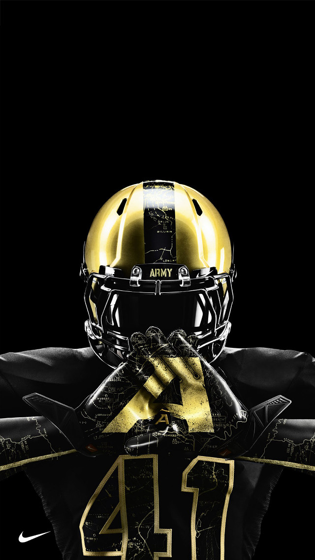 Football player black gold uniform free wallpaper for mobile - medium preview image