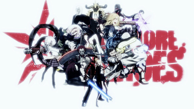 Anime characters swords stars words free wallpaper for desktop - medium preview image