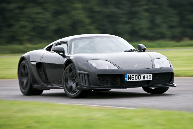 Grey sports car driving road free wallpaper for desktop - medium preview image