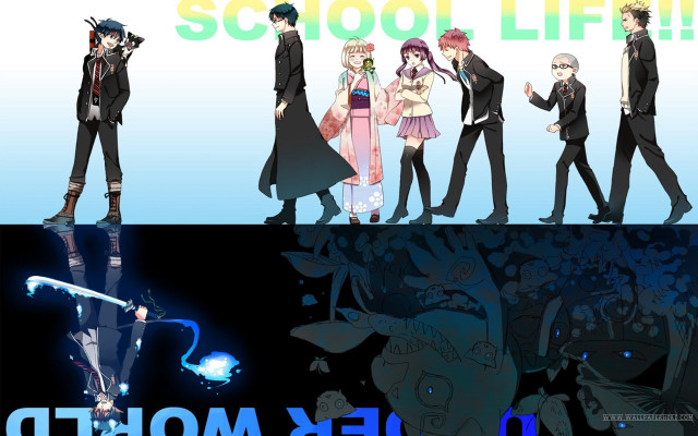 Anime characters scoot life group free wallpaper for desktop - medium preview image