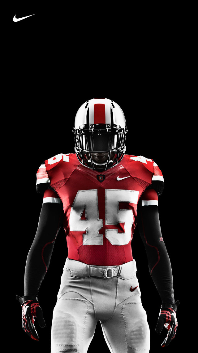 Football player red white black free wallpaper for mobile - medium preview image