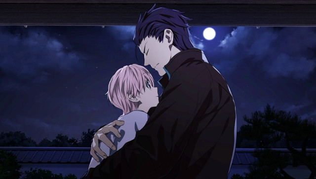 Couple hugging night sky full free wallpaper for desktop - medium preview image