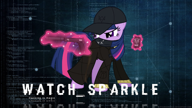 Cartoon character gun watch sparkle free wallpaper for desktop - medium preview image