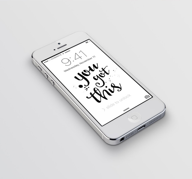White iphone black white message free wallpaper for tablet - medium preview image