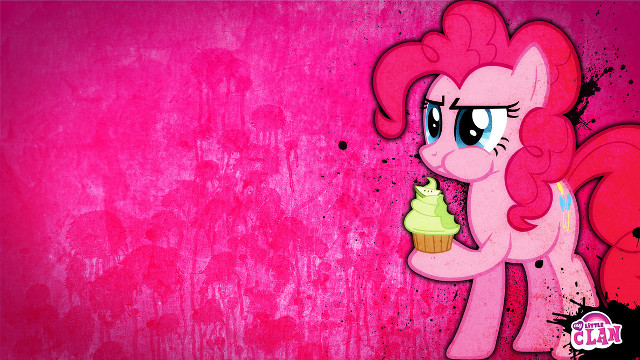 Pink pony cupcake pastel burger free wallpaper for desktop - medium preview image