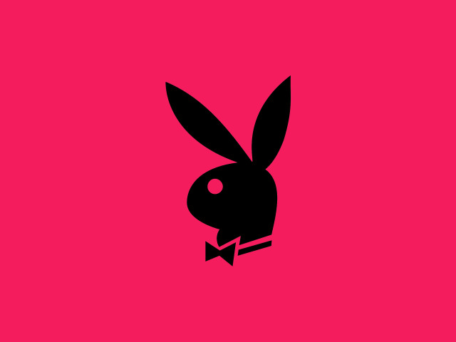 Rabbit bowtie black pink background free wallpaper for desktop - medium preview image