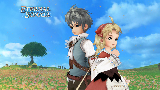 Couple flowers field blue sky free wallpaper for desktop - medium preview image