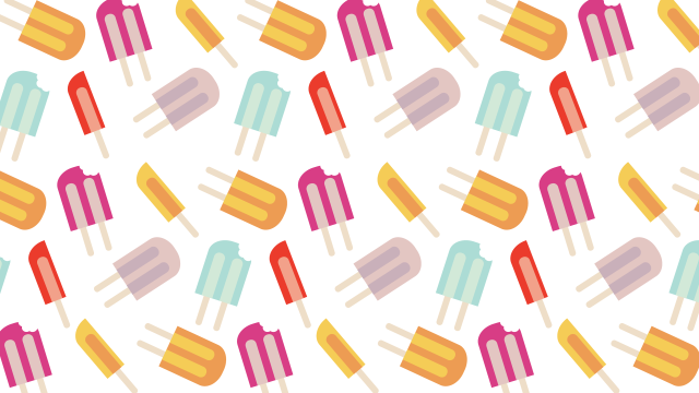 Popsicle pattern white background pink free wallpaper for desktop - medium preview image