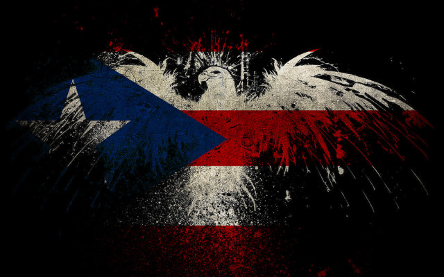 Grungy bird texas flag red free wallpaper for desktop - medium preview image