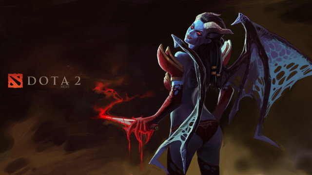 Dota2 character sword demon red free wallpaper for desktop - medium preview image