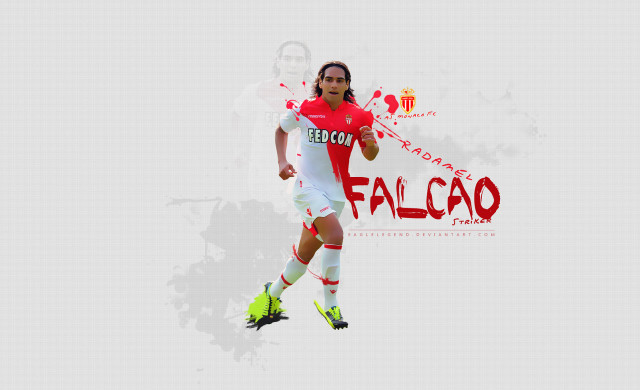 Soccer player running ball red free wallpaper for desktop - medium preview image