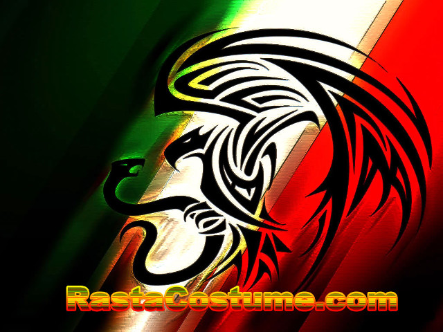 Colorful lion black red face free wallpaper for desktop - medium preview image