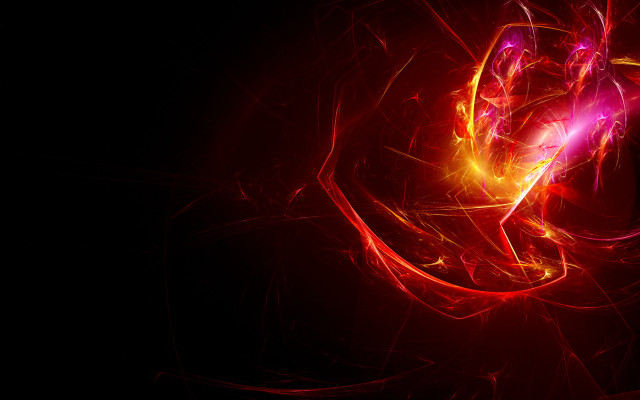 Red yellow abstract background black #2 free wallpaper for desktop - medium preview image