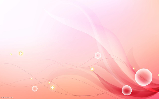 Pink yellow bubbles lines background free wallpaper for desktop - medium preview image