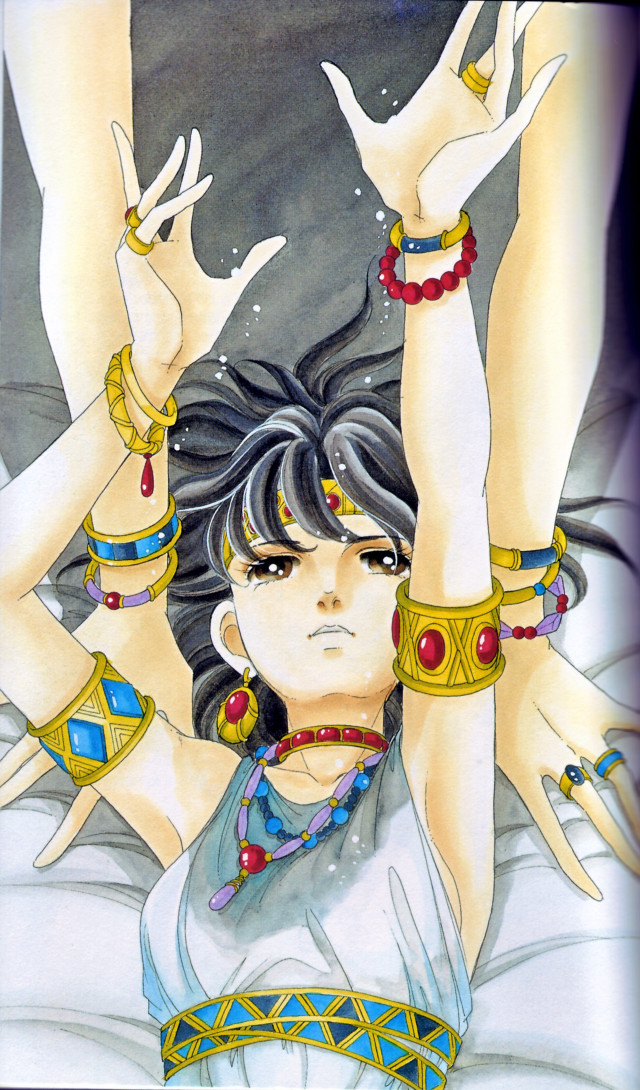 Woman hands up air drawing free wallpaper for mobile - medium preview image