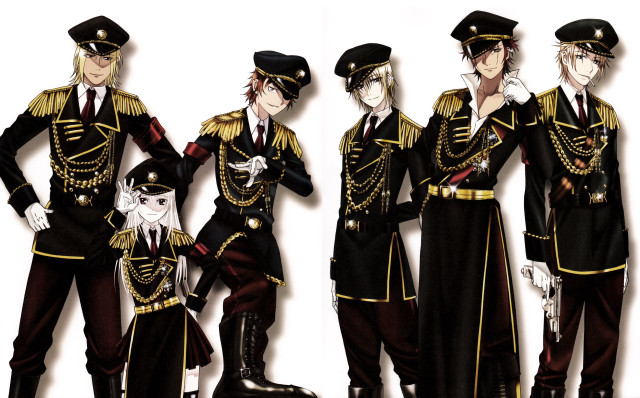 Uniform group people standing white free wallpaper for desktop - medium preview image