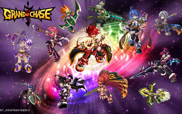 Cartoon characters space stars purple free wallpaper for desktop - medium preview image