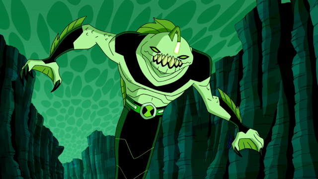 Cartoon character running cave green free wallpaper for desktop - medium preview image