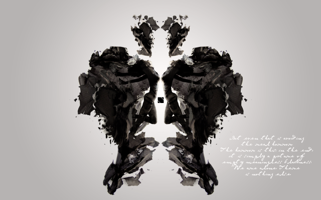 Flower quote abstract illusionism paper free wallpaper for desktop - medium preview image