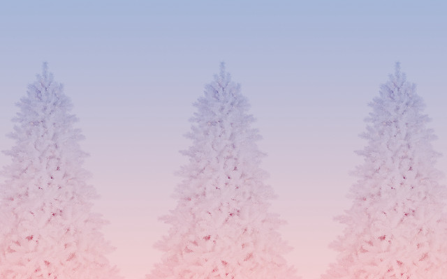 Pink blue background three trees free wallpaper for desktop - medium preview image