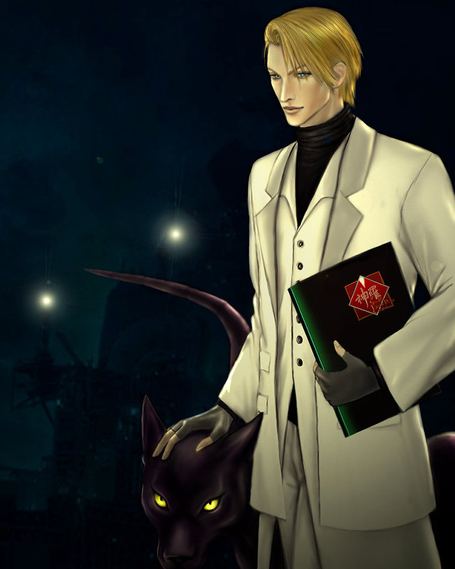 Man coat black cat gothic free wallpaper for mobile - medium preview image