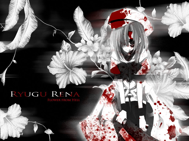 Woman blood knife face danger free wallpaper for desktop - medium preview image