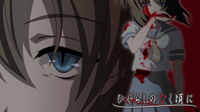 Girl blood face drip scary free wallpaper for desktop - medium preview image